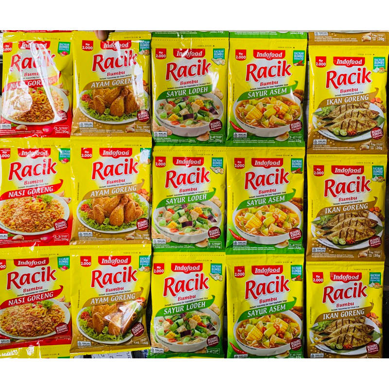 

(1pcs) Indofood Racik bumbu masak kering All varian