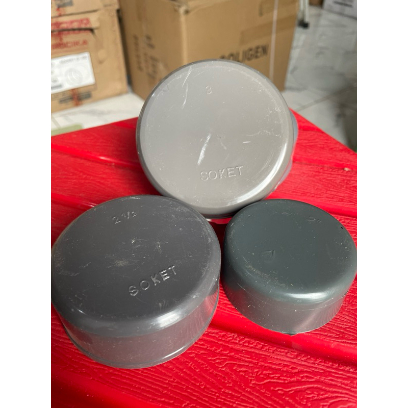 Tutup Dop / Tutup Pipa Paralon PVC Ukuran 4" Inch
