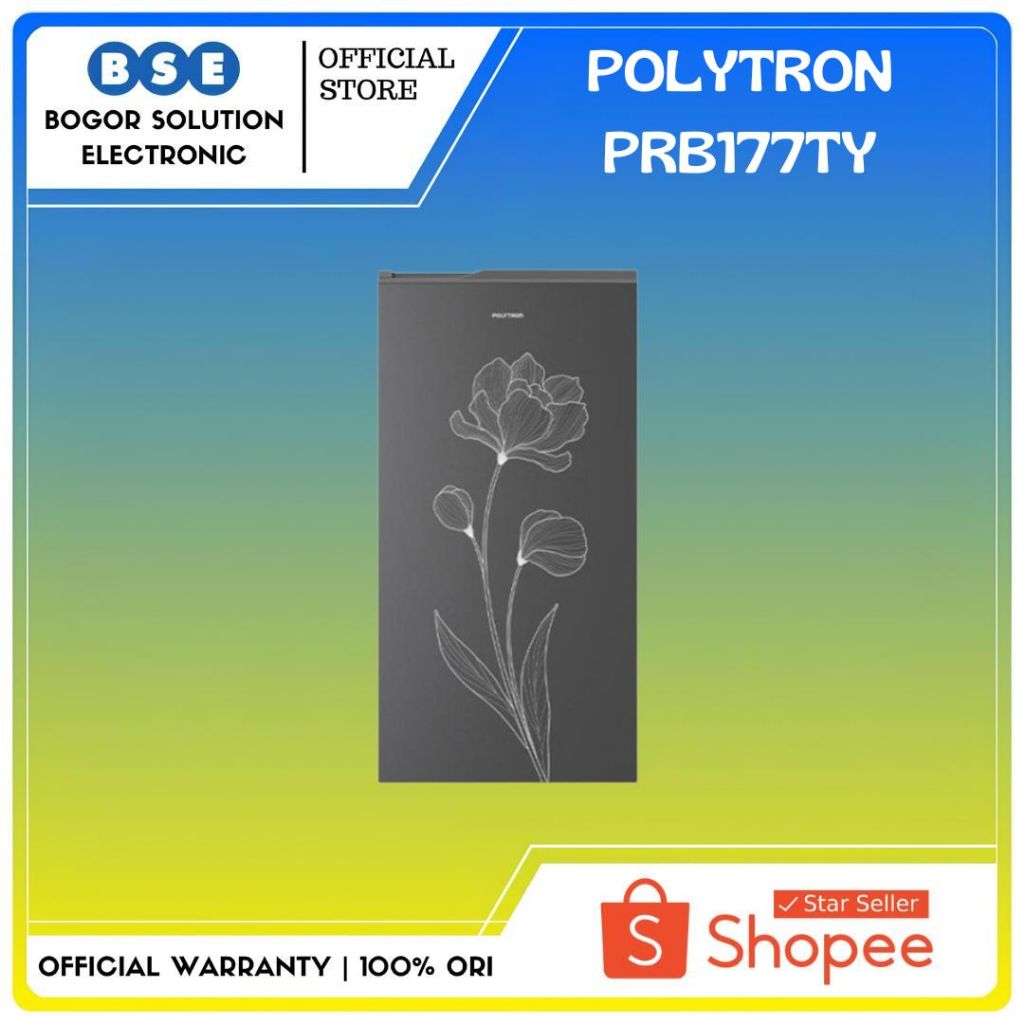 Kulkas 1 Pintu Polytron PRB177TY Kulkas Polytron PRB 177 TY 170 Liter