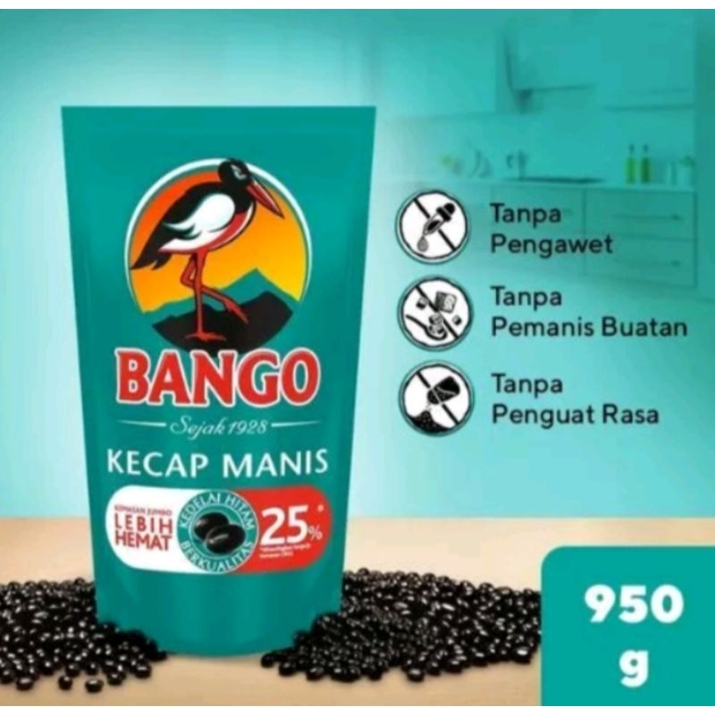 

BANGO Kecap Manis Reffil 950 GRAM | Kecap Manis
