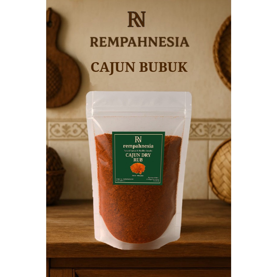 

CAJUN BUBUK 900 GRAM / BUMBU CAJUN BUBUK 900 GR / CAJUN SEASONING / CAJUN DRY RUB