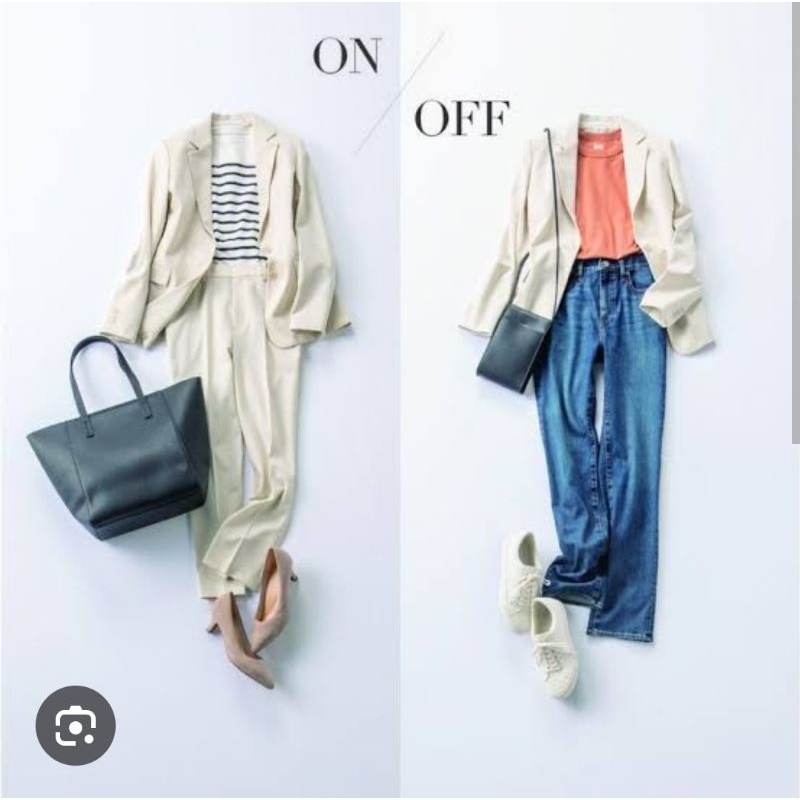 CELANA CARDIGAN ROK UNIQLO BRANDED PRELOVED