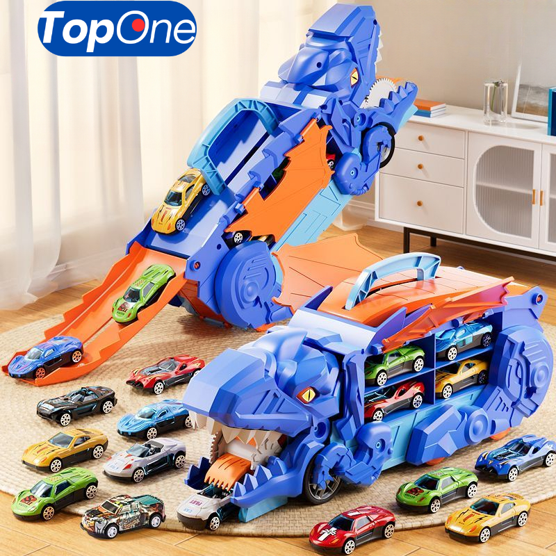 

Mainan Anak Mobil Dino Deformasi Mobil Truk - Dinosaur Deformation Cars Mobil Dengan Mobil 4PCS