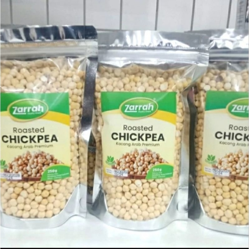 

[ READY ] KACANG ARAB Premium Zarrah 250 Gram Matang Panggang JAGUNG ARAB Chickpeas Rasa Original Gurih Renyah Bergizi Nutrisi