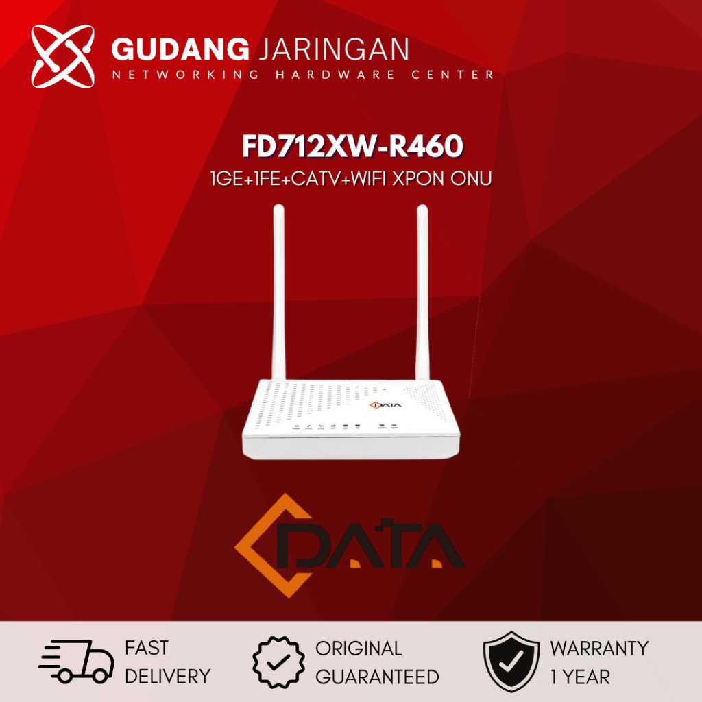 CDATA FD712XW-R460 1GE+1FE +CATV+2.4G WIFI+AGC