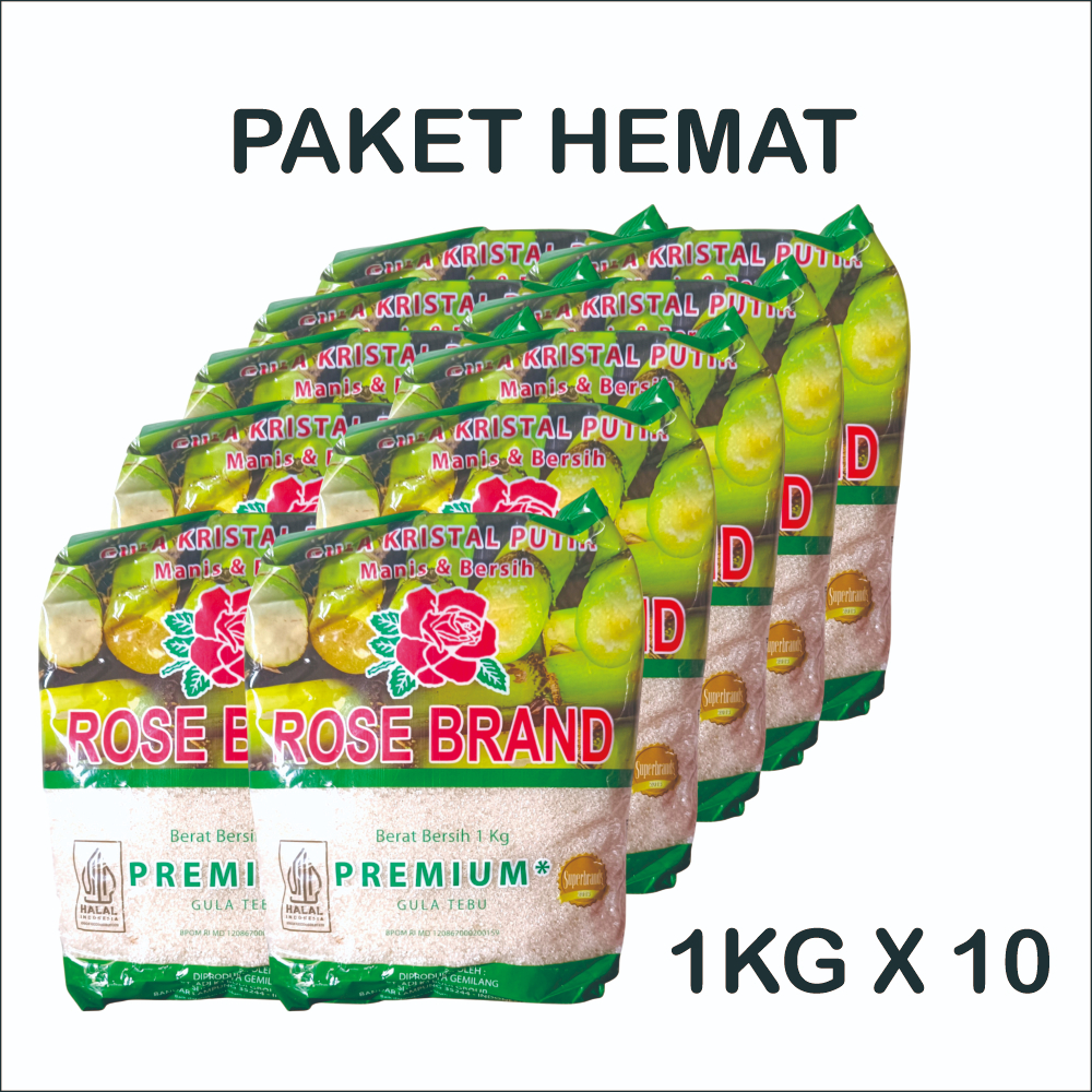 

[Toko FS] PAKET GULA ROSE BRAND 4KG 6KG 10KG | GULA CURAH 4KG 6KG 7KG 8KG 10KG