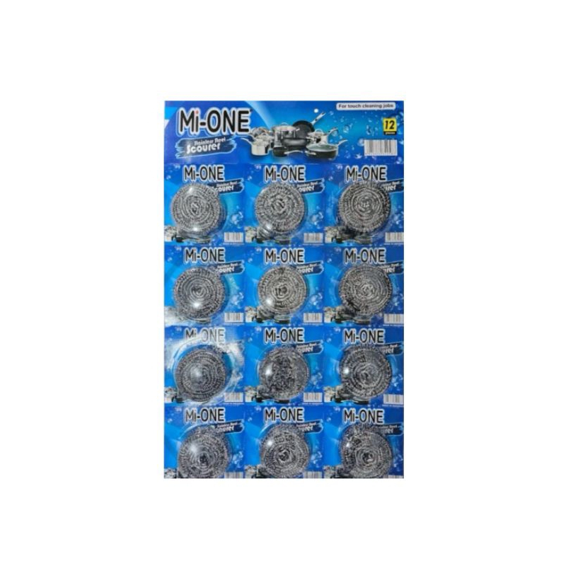 1 RENTENG (12 PCS) GOSOK PANCI VACUM VACUUM RENTENG / SERABUT KAWAT STAINLESS RENTENG