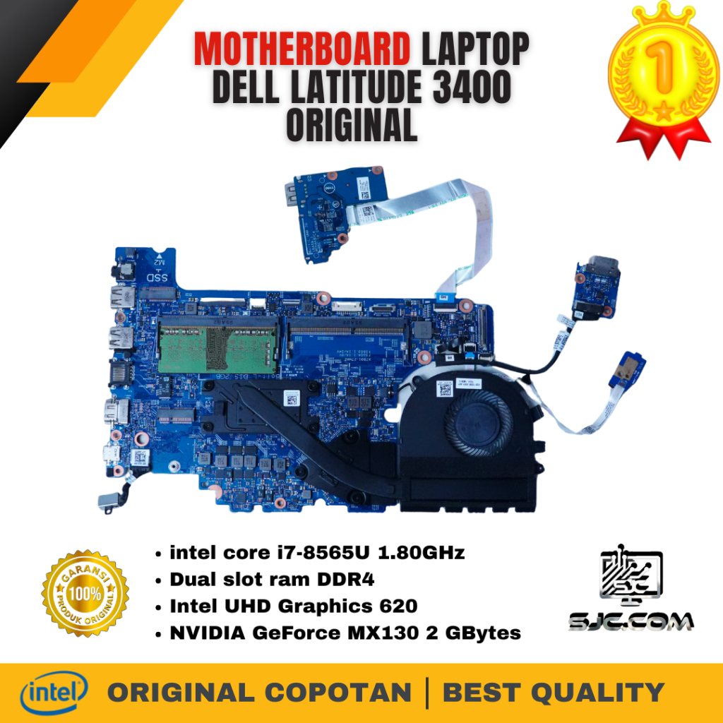 Motherboard Laptop Dell core i3 / i5 / i7