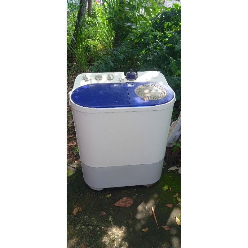 mesin cuci sharp 2 tabung second layak pakai normal