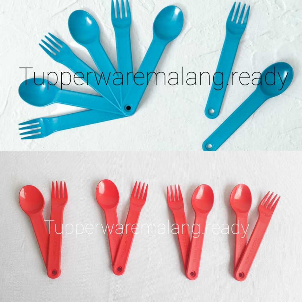 TEMPAT/ WADAH SENDOK GARPU SEDOTAN BRUSH TUPPERWARE ECO CUTLERY N STRAW MURAH