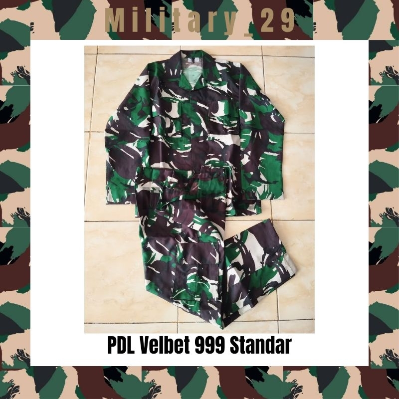 Loreng Velbet 999 Multicorps Premium Full Pengeras Kancing TNI AD | Loreng Malvinas | Stelan Pdl | W