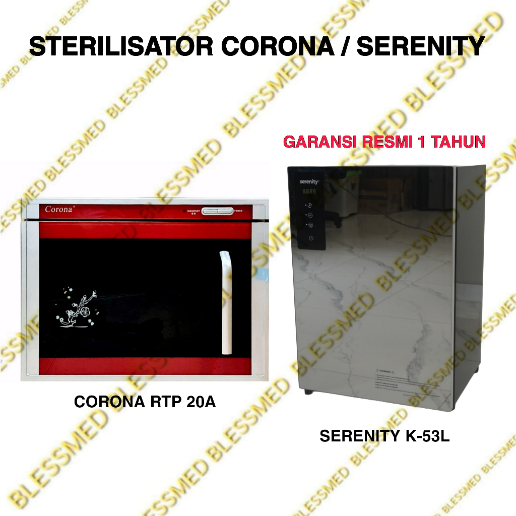 Sterilisator Corona 1 Pintu Sterilizer/Autoclave Kering (KHUSUS GOJEK)