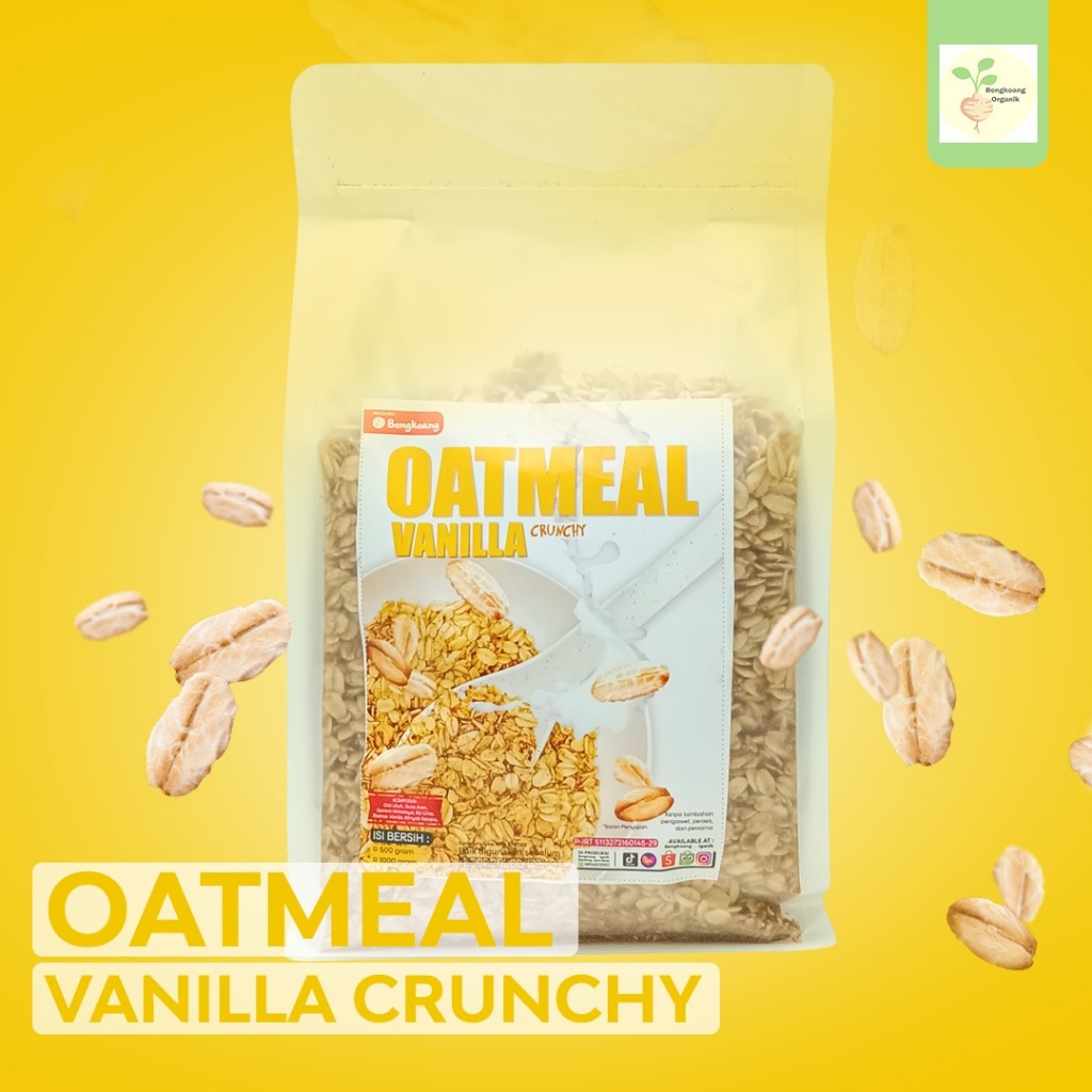 

SUPER OATMEAL125GR - VANILLA CRUNCHY 5 MIX Rolled Oat, Vanilla, Palm Sugar, Coconut Oil