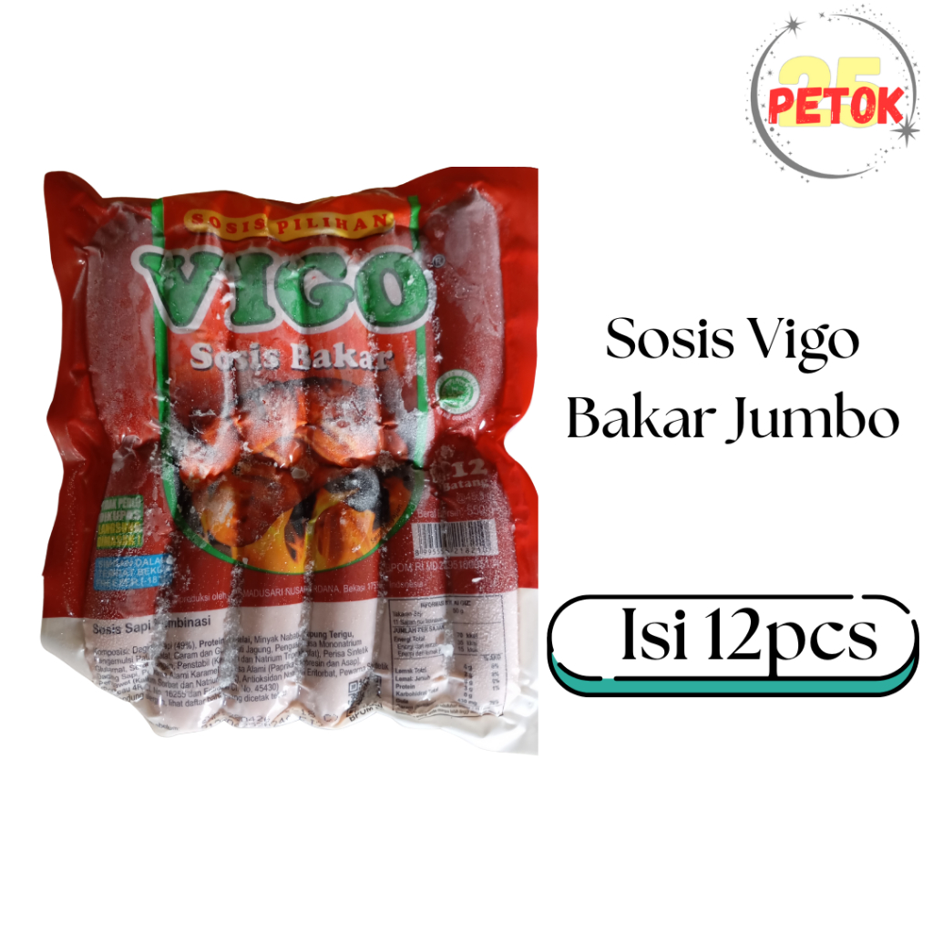 

Sosis Vigo Bakar Isi 12pcs