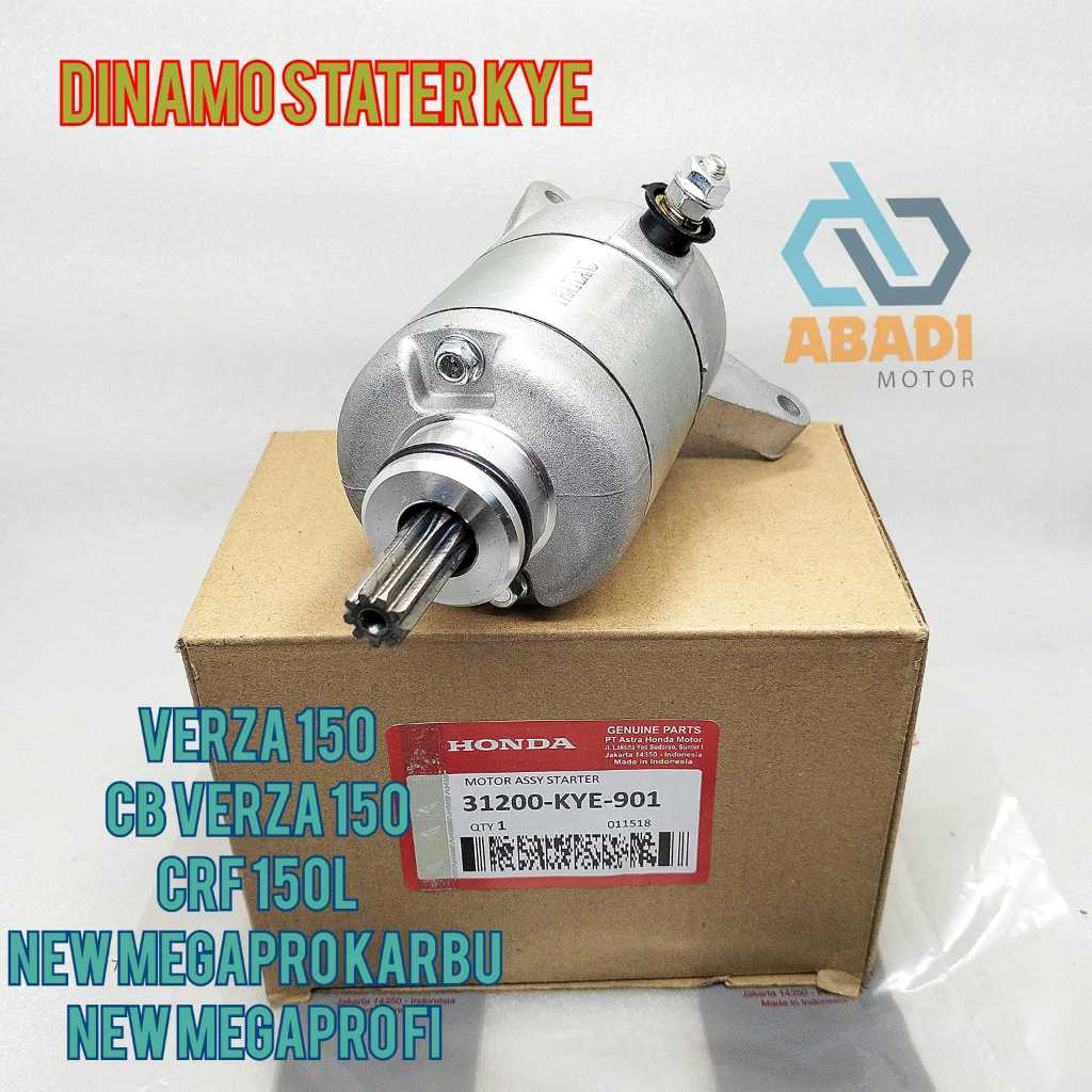 Dinamo Dinamu Starter Ori Honda KTYE New MegaPro Karbu CB Verza 150 CRF 150L Mega Pro Fi Dynamo Stat