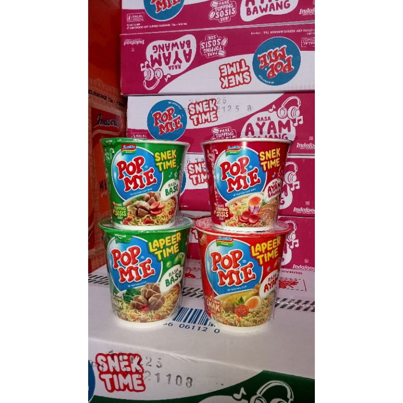 

Pop mie besar / kecil Ayam bawang/baso 75gr