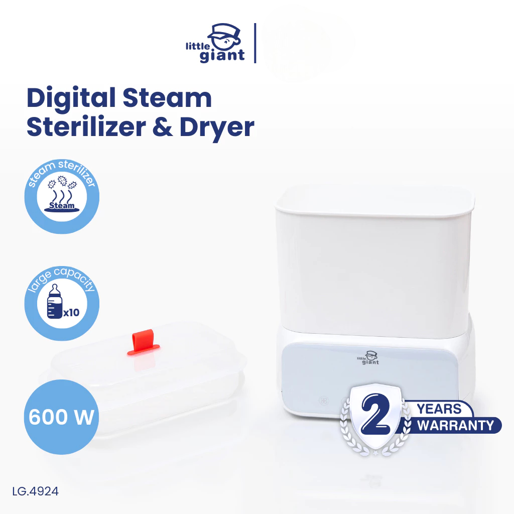 Little Giant Digital Steam Sterilizer + Drayer LG4924 - Mesin Steril perlengkapan anak