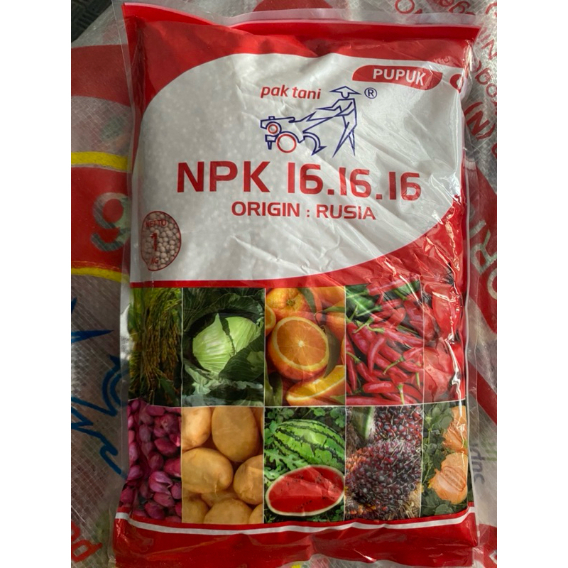 Pupuk Buah Pupuk Majemuk NPK 16-16-16 PAK TANI MERAH isi kemasan 20kg dari Pak Tani