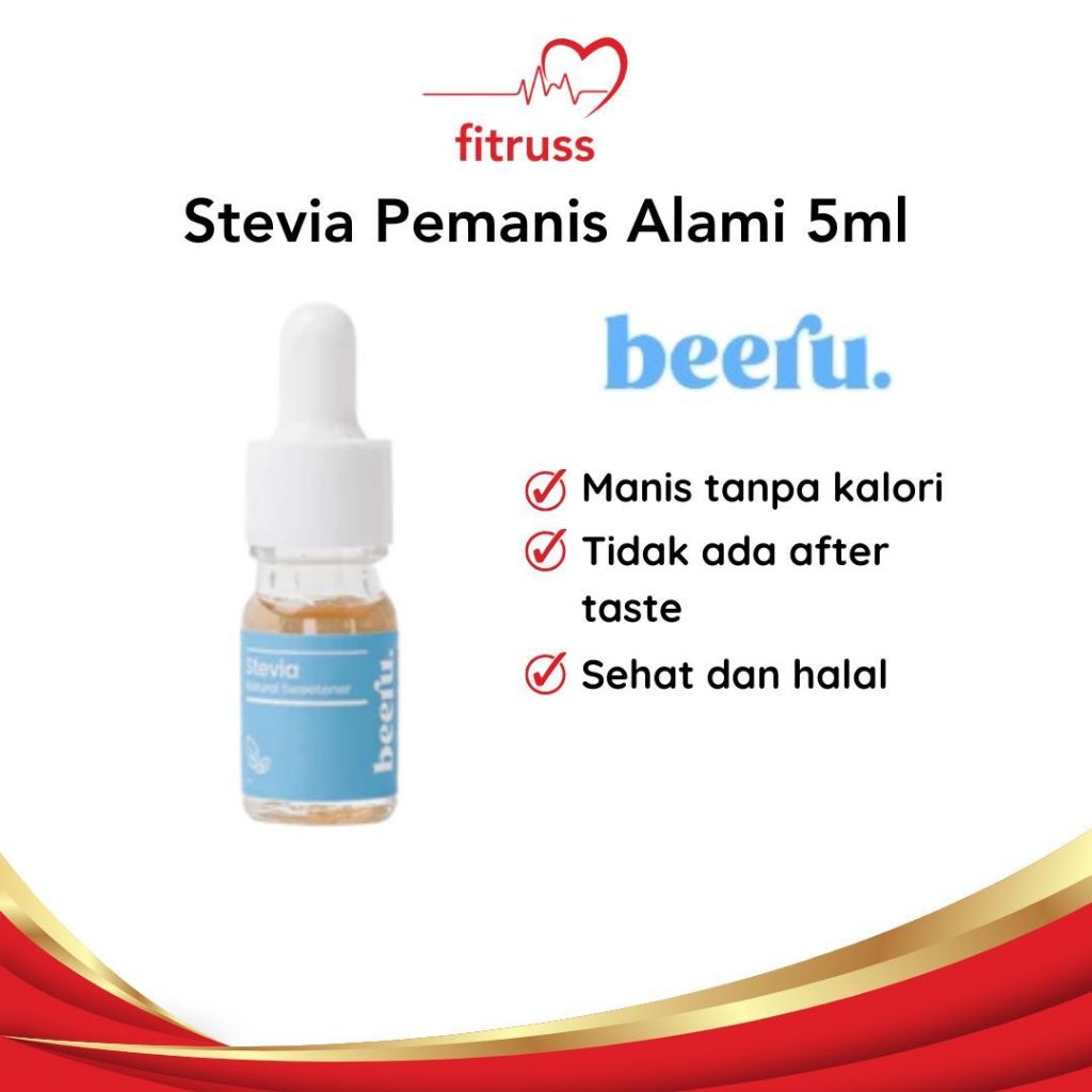 

BEERU Stevia Cair Tetes Natural Sweetener 5ml