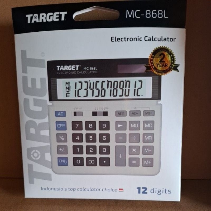 

kalkulator target /electronic calculator target 12 digit