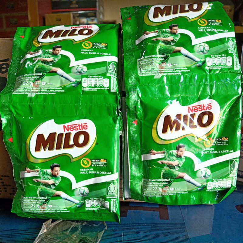 

MILO SASET 22 GRAM (harga 3 bh)