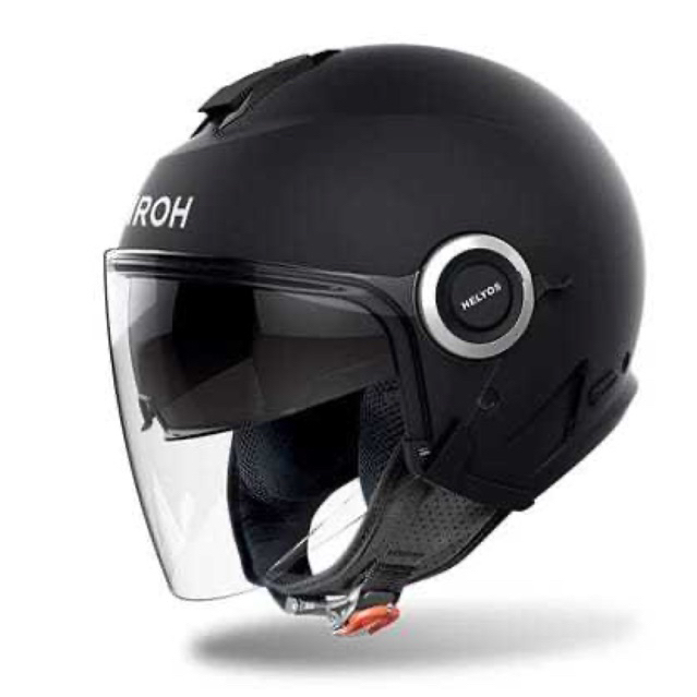 HELM AIROH HELYOS BLACK MATT HALF FACE