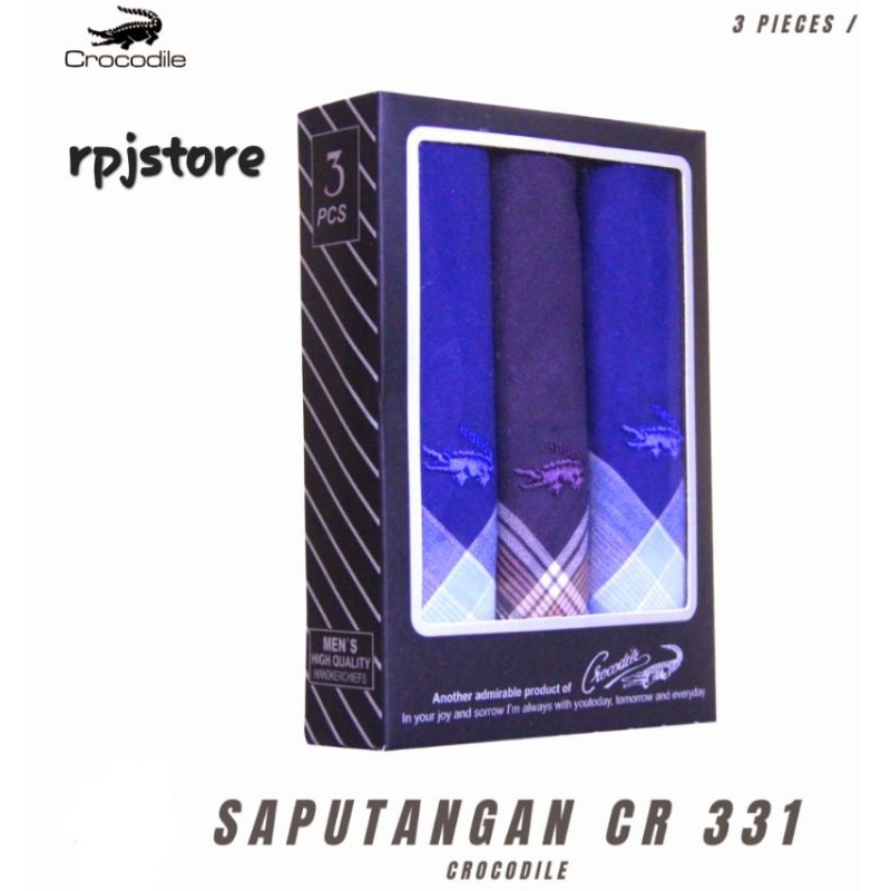 RB SAPU TANGAN PRIA CROCODILE SUPER KATUN