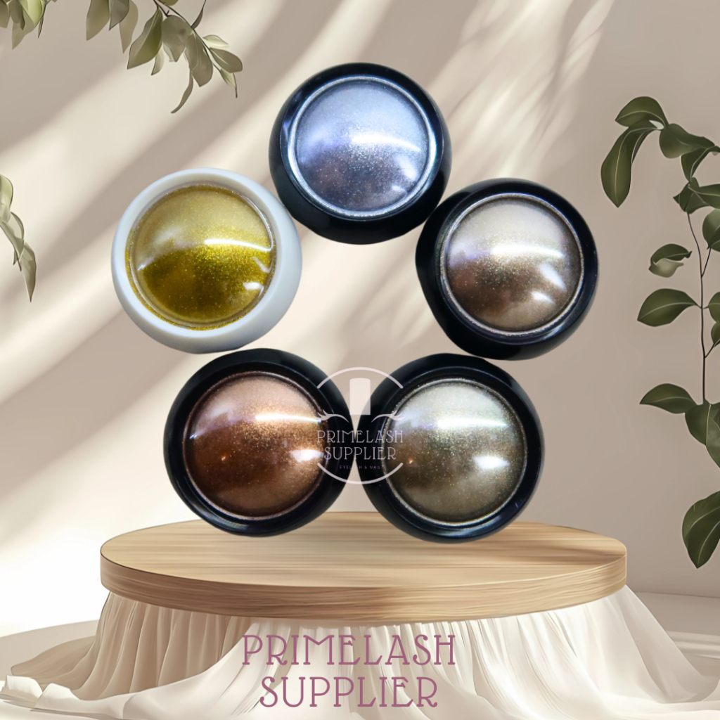 Nail art Solid Chrome Powder Serbuk Glitter Mirror Chrome Powder Aksesoris Kuku/ Bubuk Glitter Padat