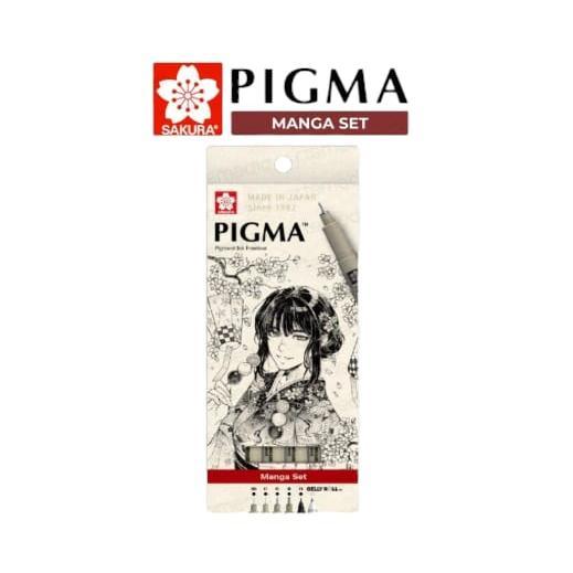 

Sakura Drawing Pen Pigma Micron Manga Set A