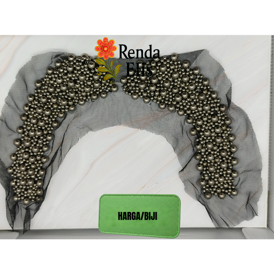 RENDA KERAH -  APLIKASI KERAH - APLIKASI BAJU - RENDA DADA MURAH (Harga =7RB / BIJI)