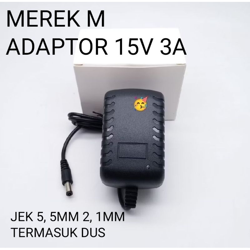 adaptor charger 15v 3a universal original power supply 15 volt 3 ampere