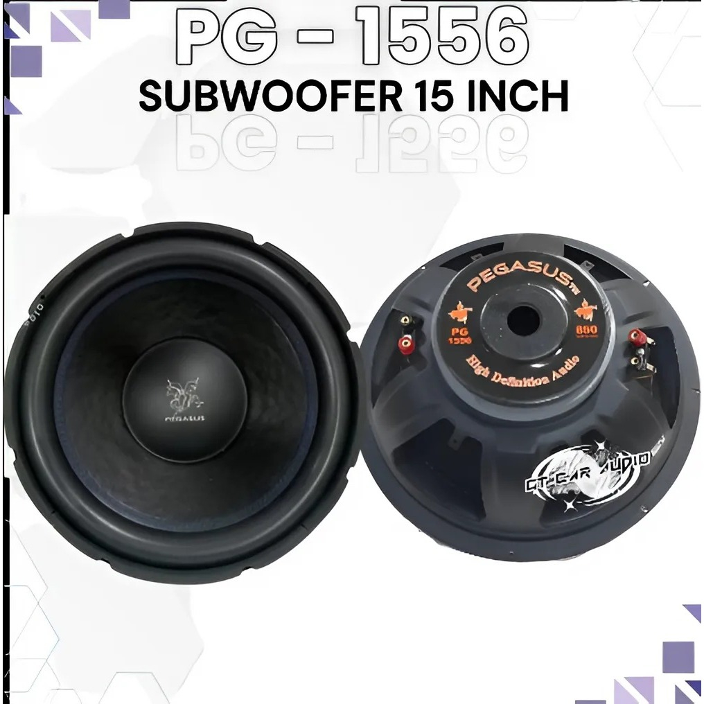 SUBWOOFER 15 INCH PEGASUS PG 1556 DOUBLE COIL PEGASUS 15 INCH