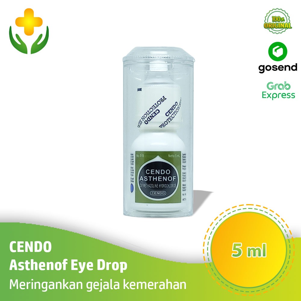 Cendo Asthenof Eye Drops 5 ml - Obat Tetes Mata Iritasi Mata Merah