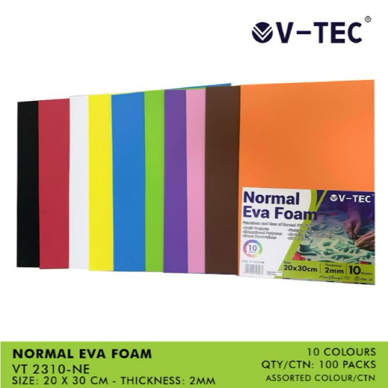 

V-Tec Evavoam Uk 20x30 cm/Spon busa lembaran