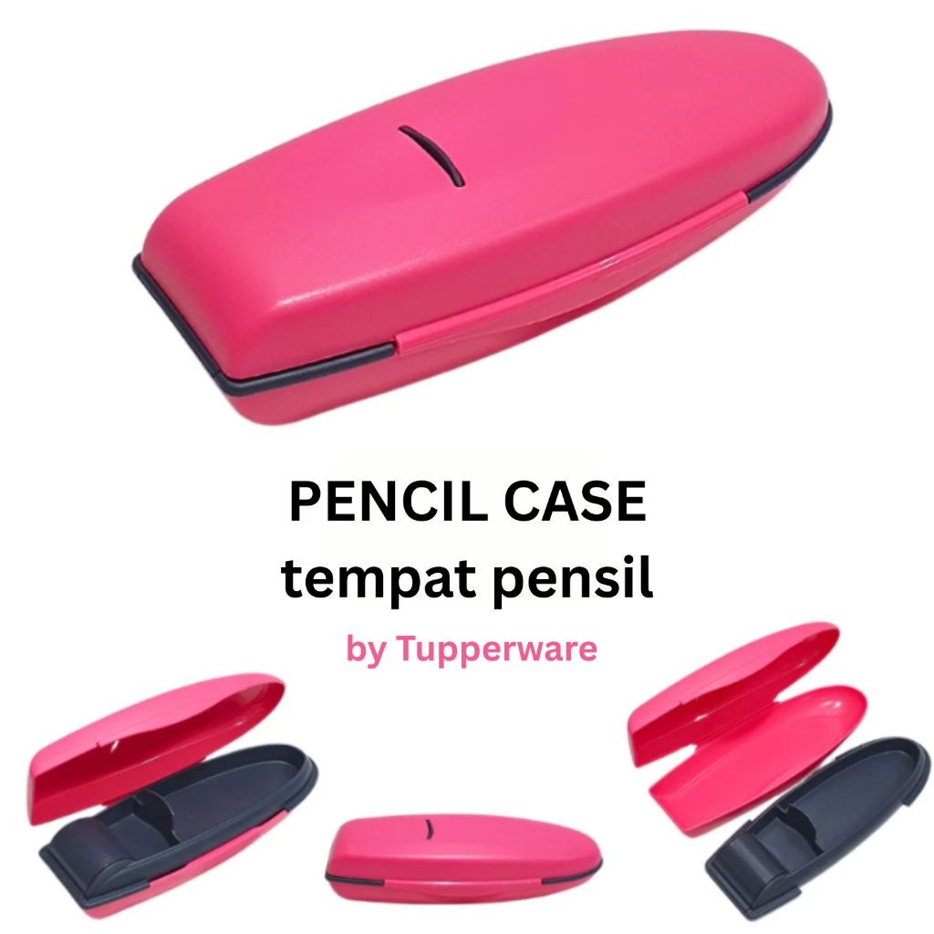 

Pencil Case • Pencil Keeper • Tempat Pensil Tupperwr PINK