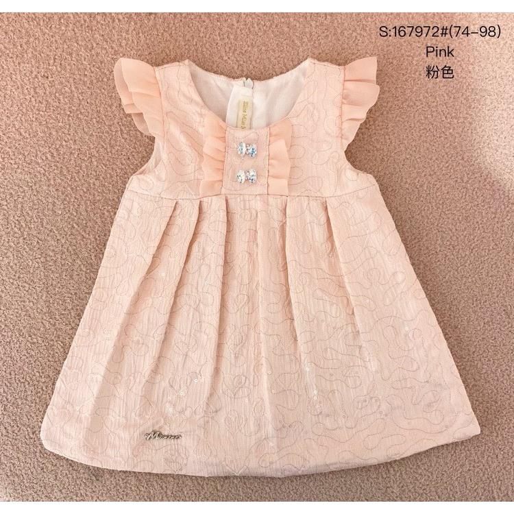 DRESS MEWAH BRAND ELITE MISS MAMA // GAUN IMPORT BABY GIRL // KUALITAS PREMIUM // USIA 6 BULAN - 2 T