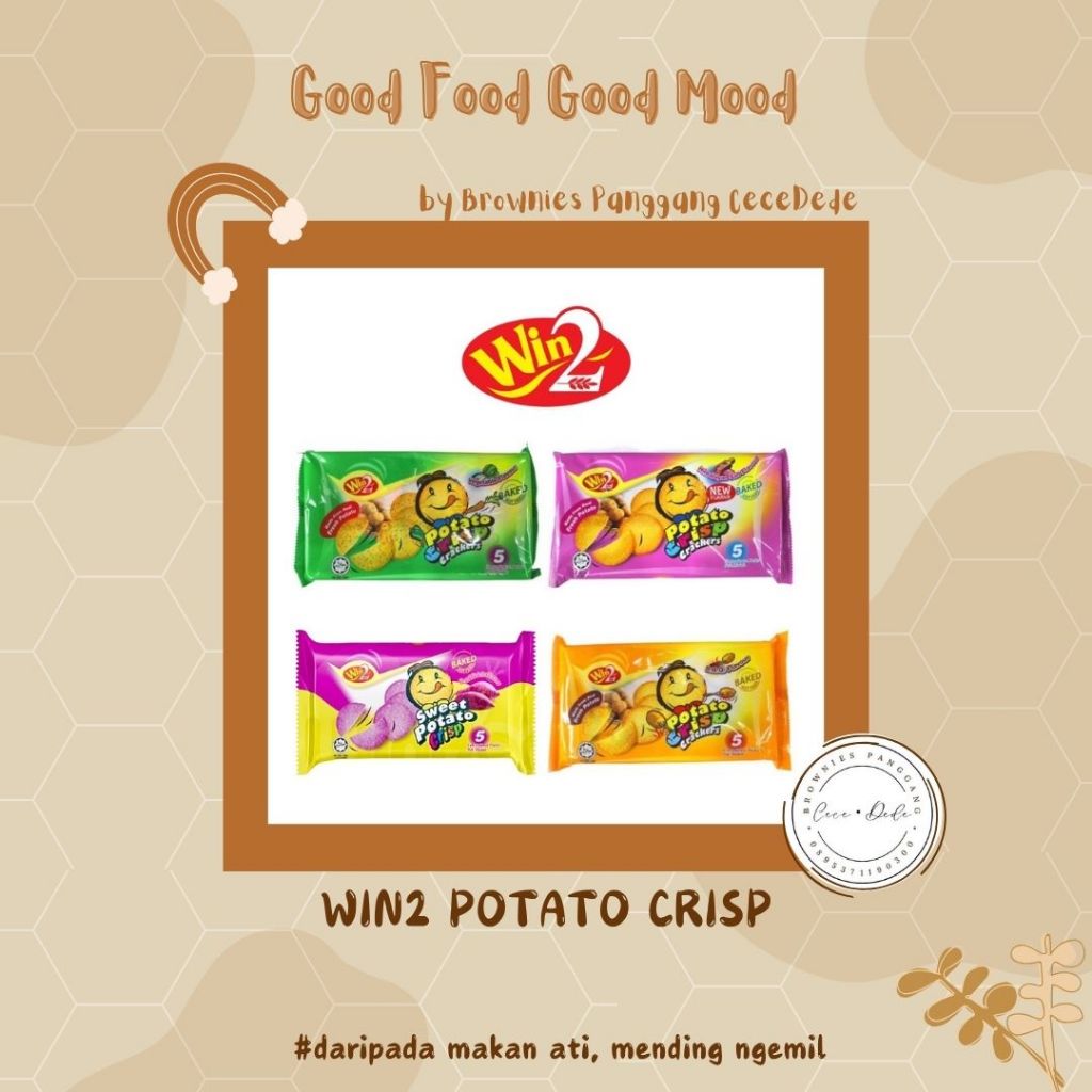 

Win2 Sweet Potato Crisp - BBQ, Vegetable, Sour Cream Flavors