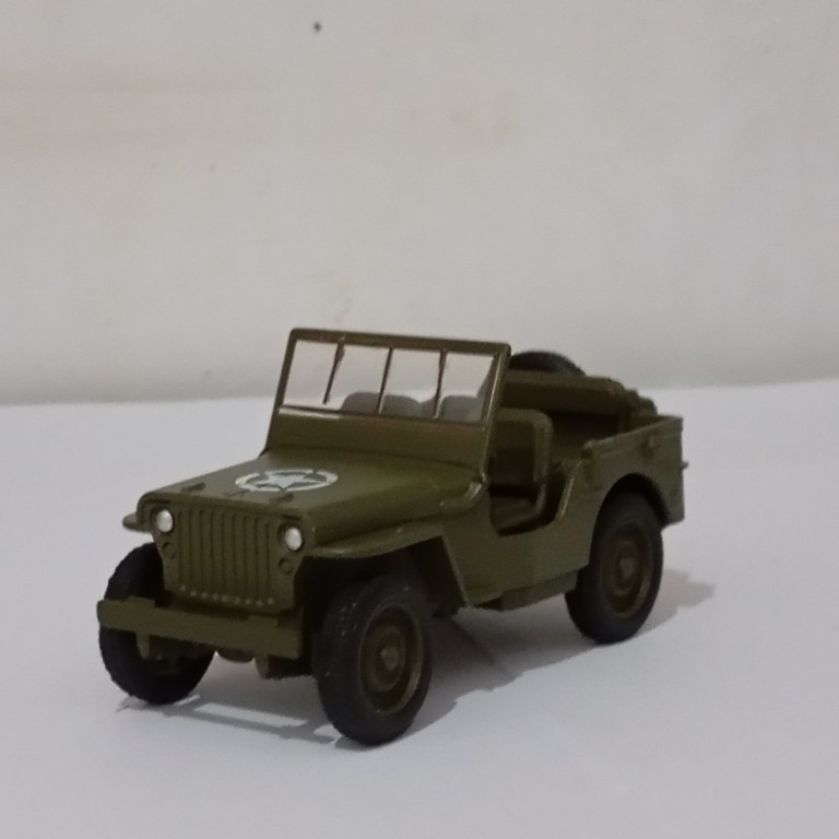 Mobil willys MB 1941 ARMY welly skala 1:36 harga murah