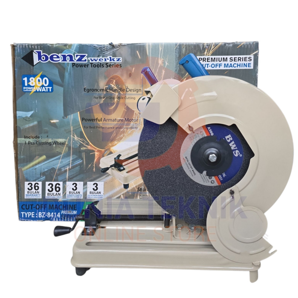 PROMO Mesin Potong Tulang 14" 120T / Cut Off BENZ 14 INCH dengan Pisau Potong Tulang Sapi Kambing