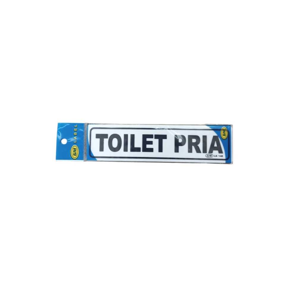 

Gramedia Batam - Gm Sign Label Toilet Pria