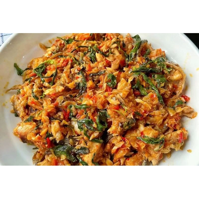 

ready to eat ikan suwir kemangi khas Manado