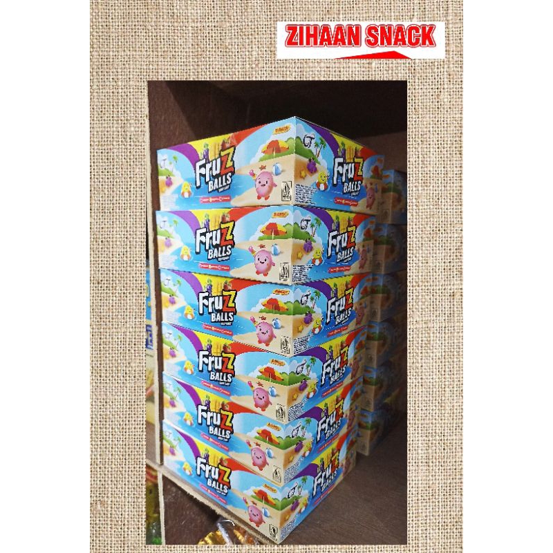 

FRUZZ Ball chewy candy | permen lunak bola rasa buah isi 24 pcs @ 5,4 gr