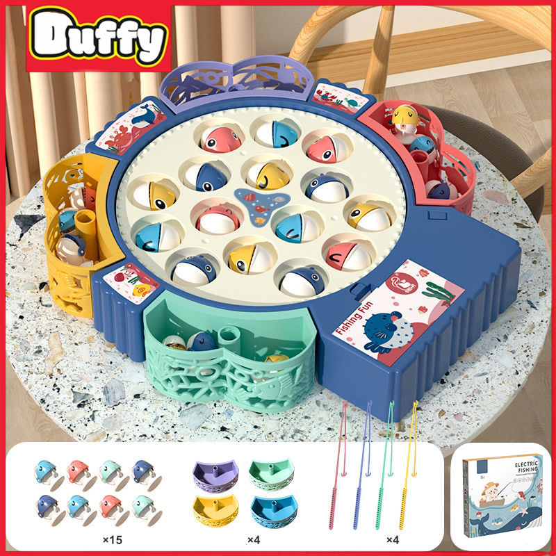 Duffy toys  Mainan Anak Fishing Game Isi Mainan Pancingan Ikan Anak Go Fishing