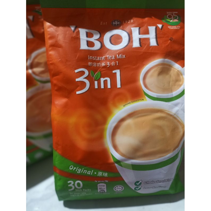 

BOH Instant Tea Mix 3in1 Varian Original (30 Stick).