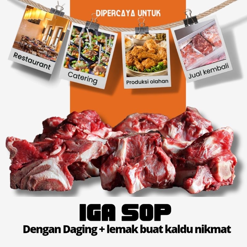 

Brisketbone Tulang Iga Sop 500 Gram (Daging + Lemak bikin kaldu nikmat)