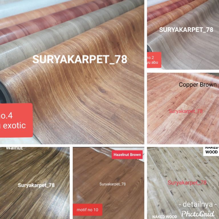 KARPET PLASTIK KARPET LANTAI VINYL PLASTIK TEBAL IMPORT  KOREA  LEBAR 2m TEBAL 5mm KODE X9J1