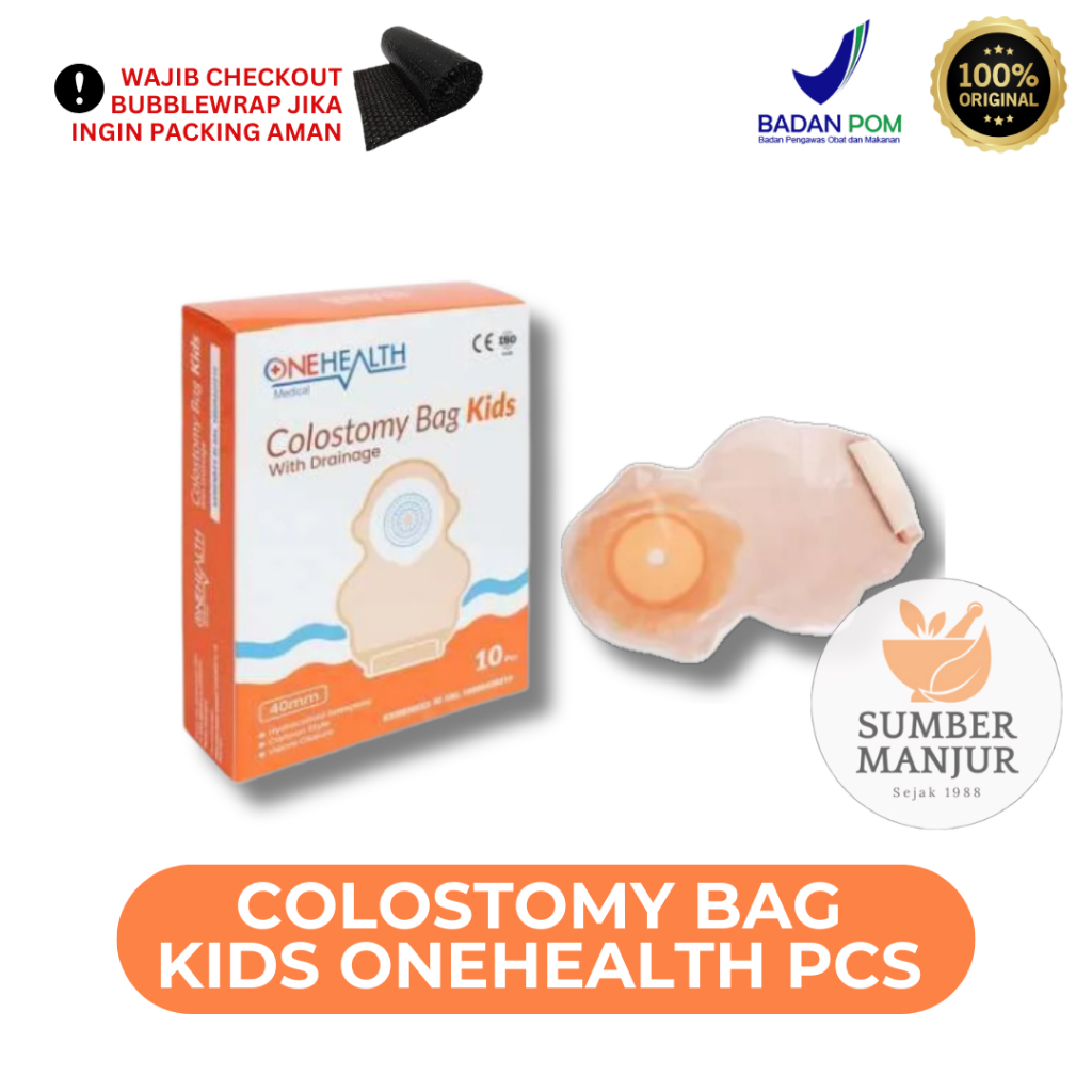 COLOSTOMY BAG KIDS ANAK & BAYI ONE HEALTH / KANTONG COLOSTOMY