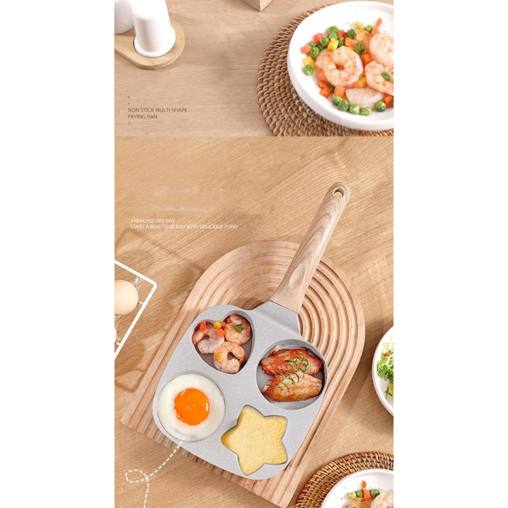 Panci Goreng Omelette Telur Cetakan Kue Panci 1 Sekat /3 Sekat