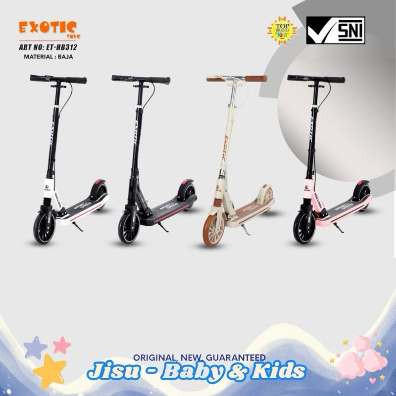 EXOTIC SCOOTER HB-312 ( HAND BRAKE SUSPENSION ) Scooter Anak