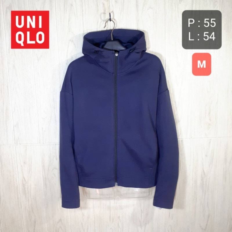 Sweater Hoodie UNIQLO Dry Stretch Long Sleeve Second Original
